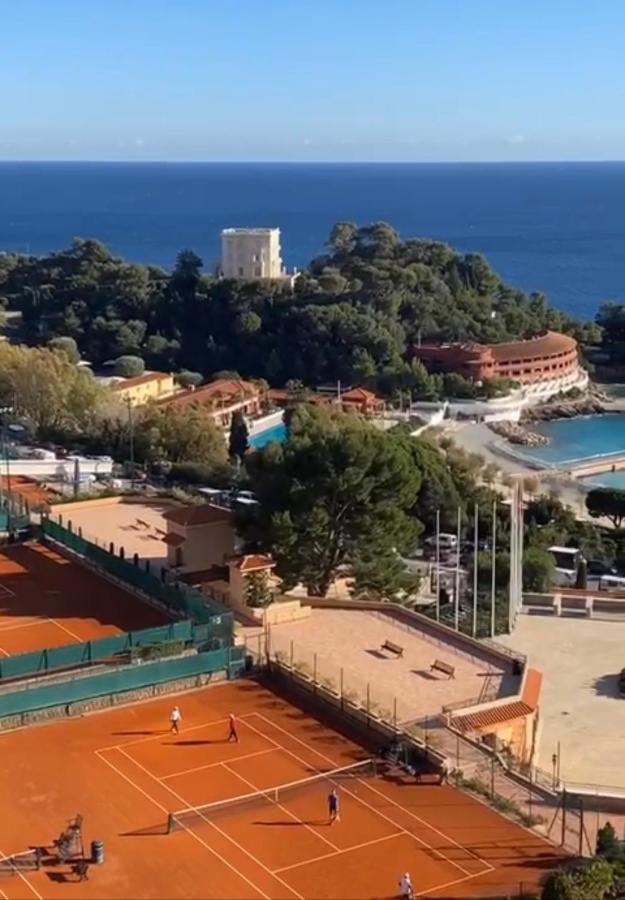 Fabulous !!Apartment A Front Of Legendary Monte Carlo Beach And Tennis Club ! Roquebrune-Cap-Martin Exterior photo